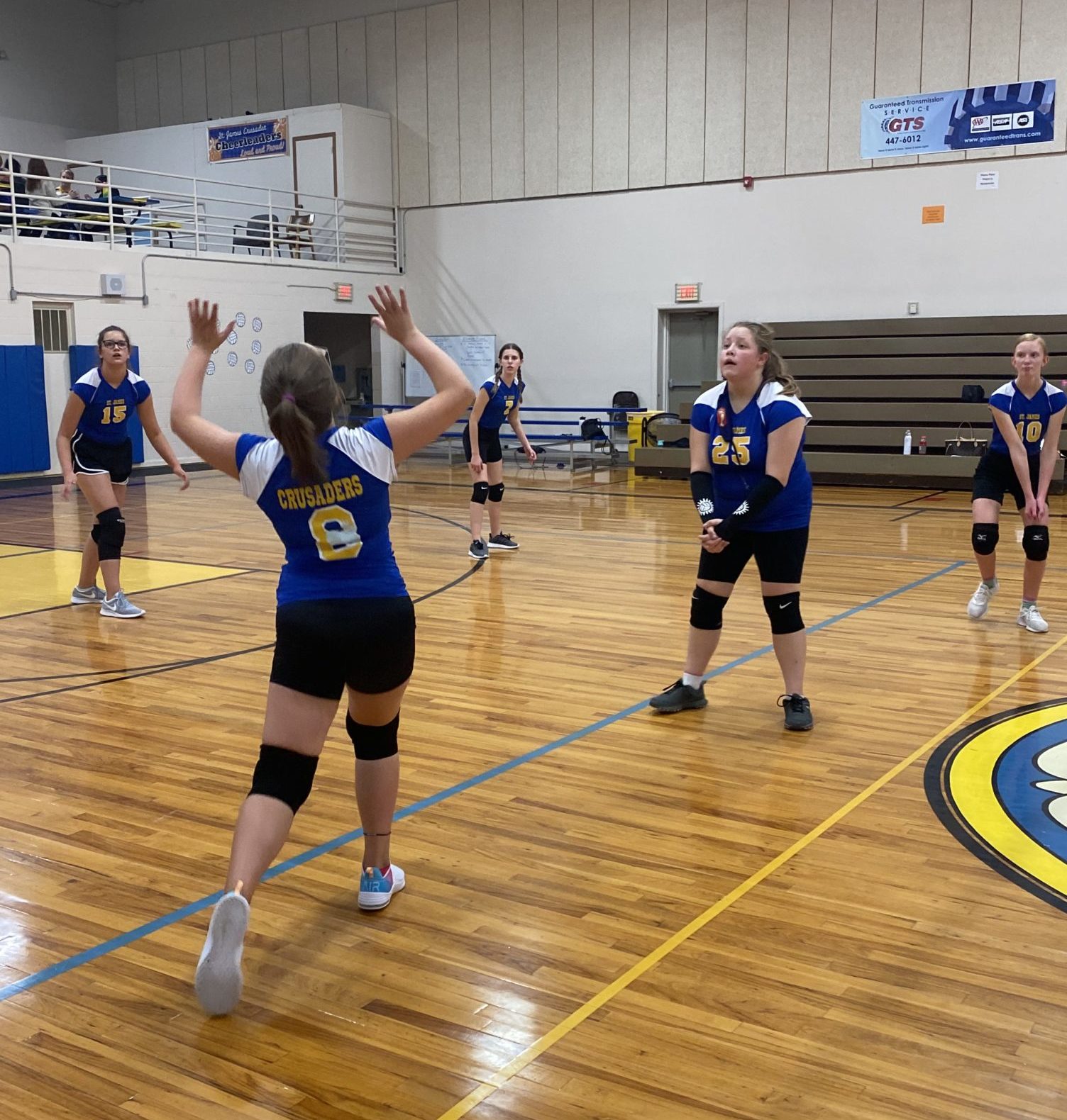St. James Lutheran School volleyball athlete